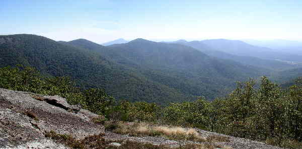 First view from Cow Rock Mountain.