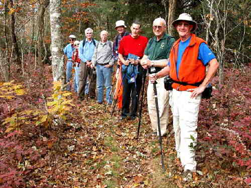 Our group heading for Yellow Mountain.