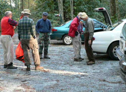 Back at the Warwoman parking lot.