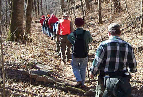 The OFHC was well represented with 13 hikers.