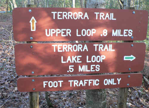 All of the trails in the park are well-marked.