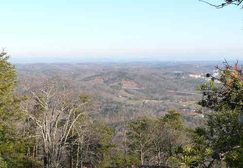 On over the top, we get this view to the north.