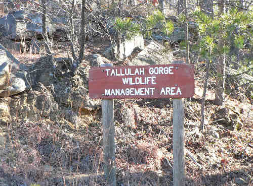 The trail has informative signs along the way.