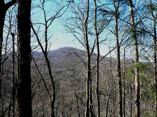 Typical mountain view along the trail.