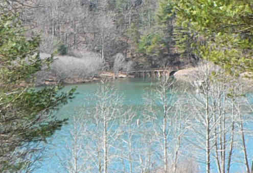 On the way back, we pass by Black Rock Lake.