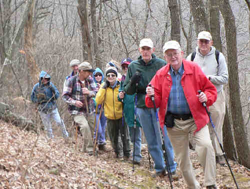 Headed back to the starting point after lunch.