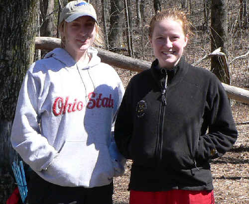 We met two nice college students from Toledo, Ohio at Cooper Gap. Megan Lutz and Kerri Gibson were backpacking a portion of the A.T. during Spring break.
