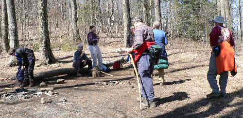 Lunchtime at Cooper Gap!