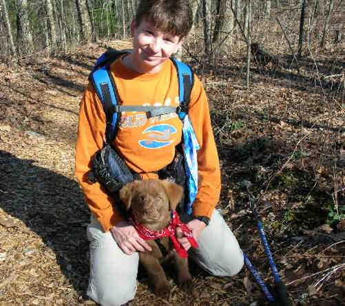 The newest OFHC hiker "Bo" Anderson.