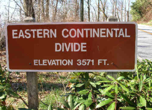 Eastern Continental Divide.