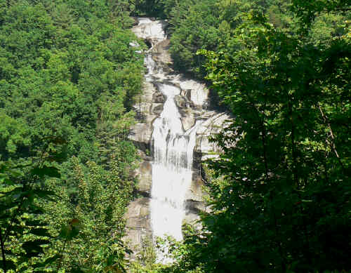 Beautiful Lower Whitewater Falls. (400 ft. high)
