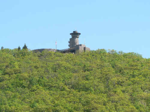 The Brasstown Bald Visitor Center.
