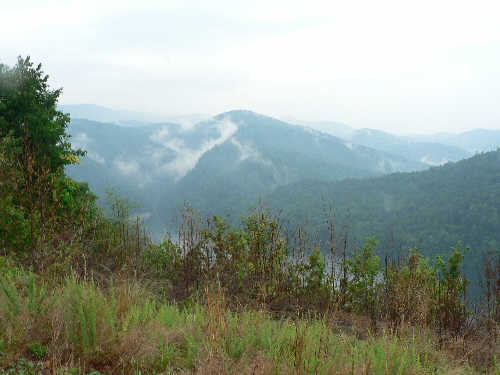 Awesome view from the Bad Creek Visitor's Overlook.
