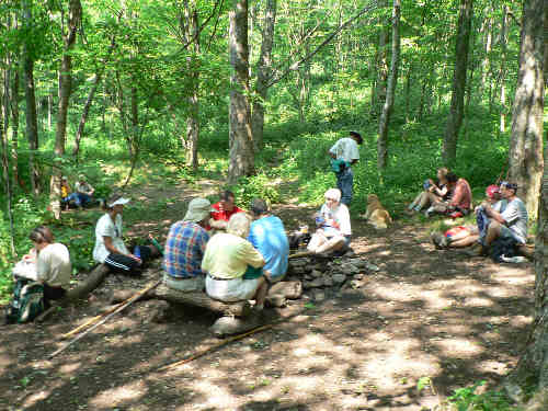 Lunchtime at Bly Gap.