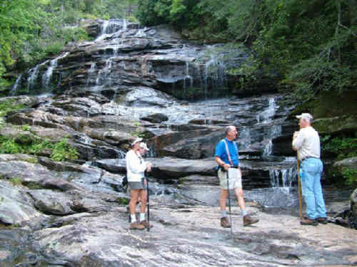 The bottom of the second falls.