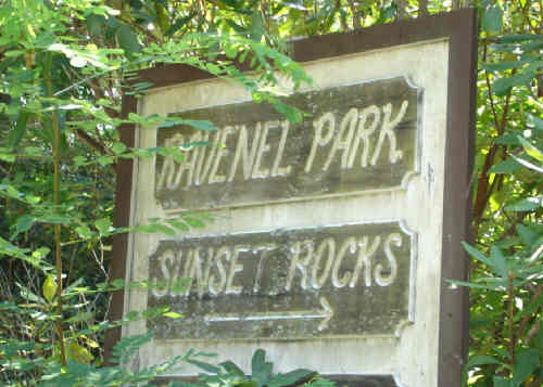Next we do the Sunset Rocks Trail.