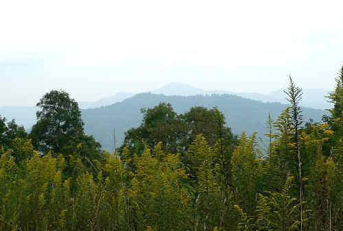 The view from Sawmill Gap.