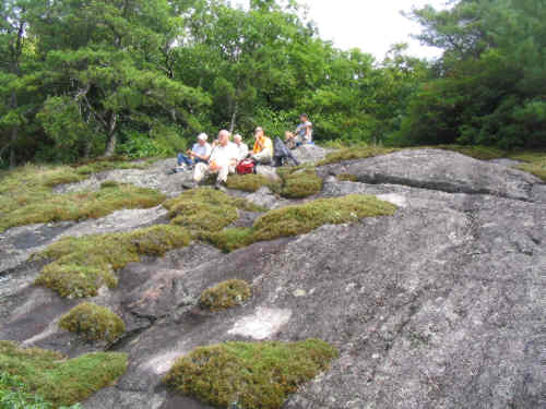 A great place for a break on Scaly Mountain.
