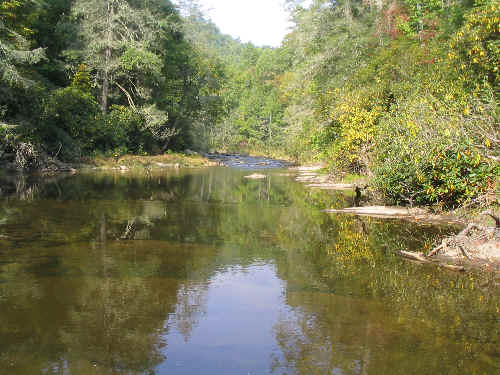 Another calm spot along the river.