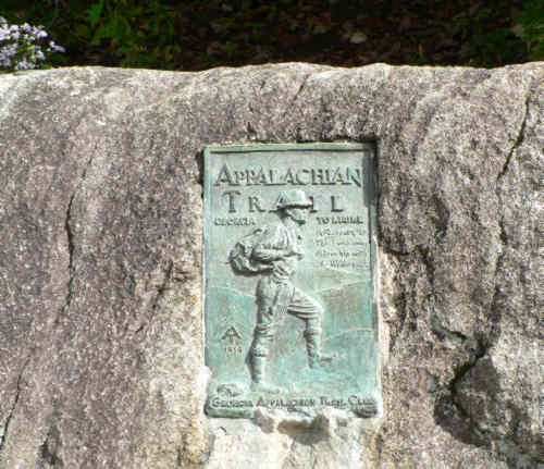 A.T. marker at Unicoi Gap.