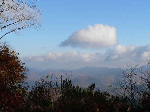 View from the meadow early into the hike.