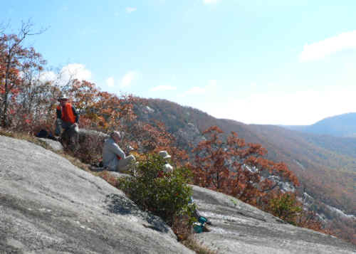 Lunchtime on Whiterock Mountain!