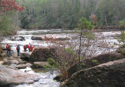 The "Wild and Scenic Chattooga River".