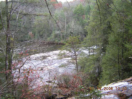 Typical view of the river along the trail.