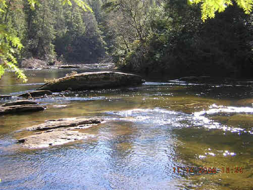 A nice calm spot on the "Wild and Scenic" river.