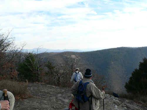 Looking from Cow Rock back over to Wildcat Mountain.