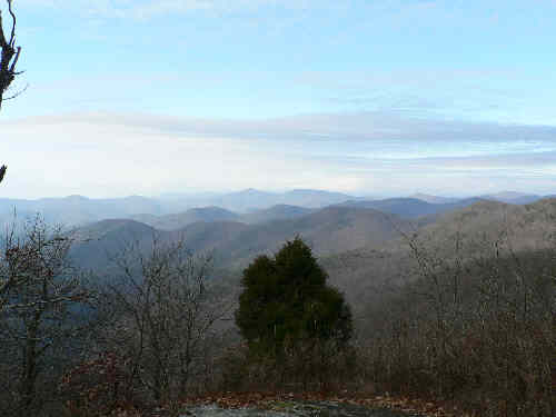 Layer after layer of N. Georgia Mountains.