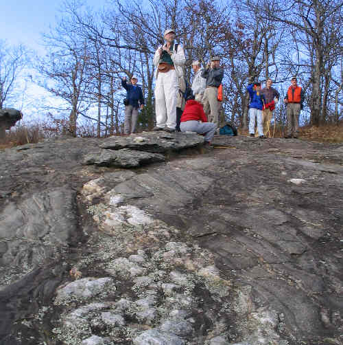 Our group taking in the great views.
