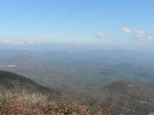 From the observation deck at Rabun Bald we get views in every direction.