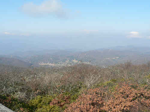 View 4 overlooking the town of Sky Valley, GA.