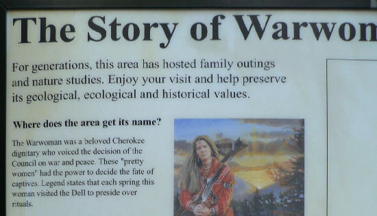 Back at Warwoman Dell, we find some nice historical signs.