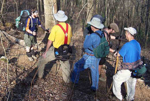 Here, we meet a couple of thru-hikers headed for Maine!