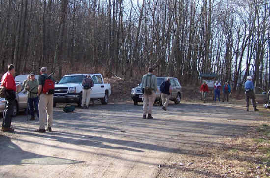 The trail head at Jones Gap.