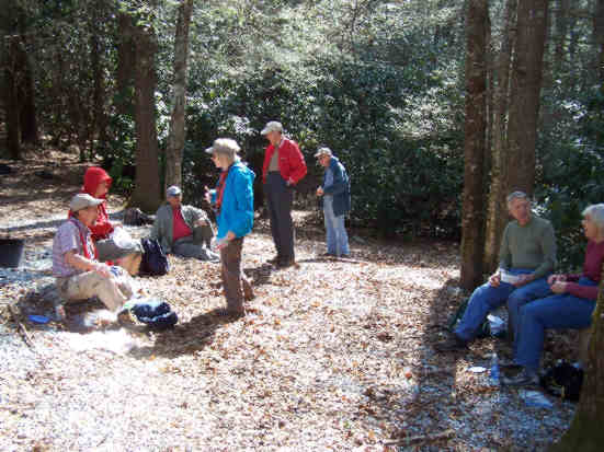 Lunchtime at Tessentee Creek Campground.