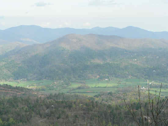 Awesome mountain views from the Tennessee Rock.