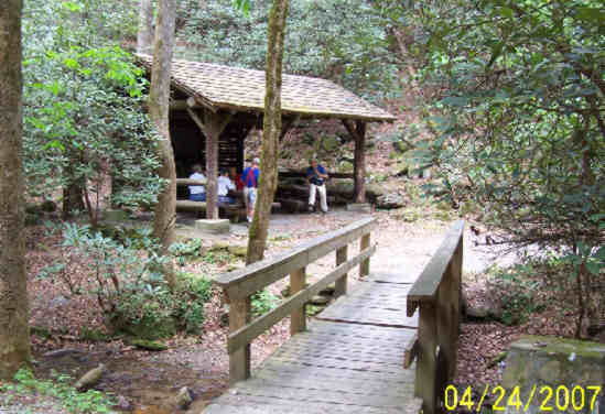 Lunchtime at Warwoman Dell!