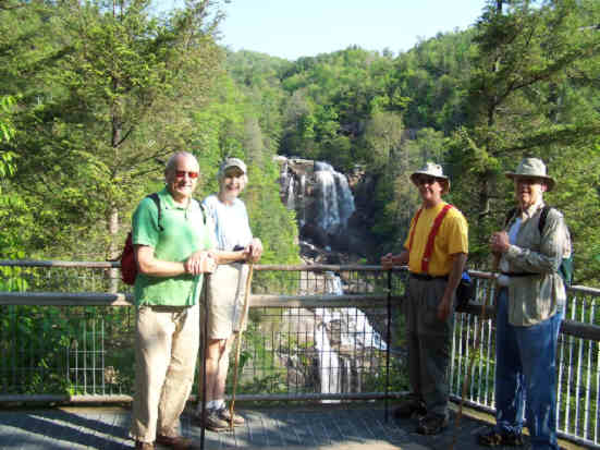 Great observation platform for the upper falls.