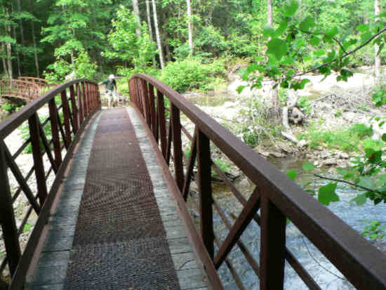 The Whitewater River Foot-bridge.
