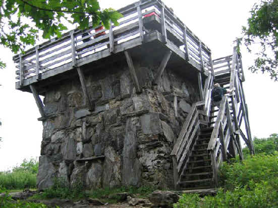 The famous Rabun Bald observation tower!