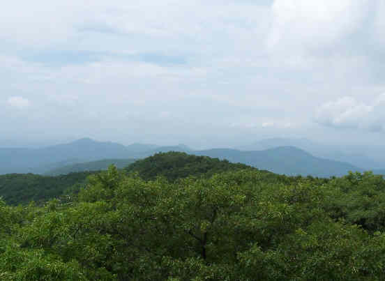 Nice views despite the clouds and haze.