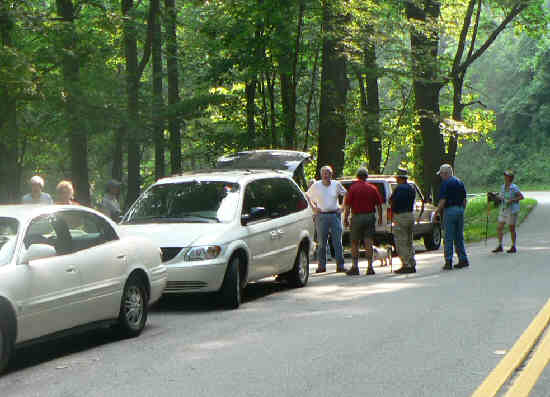Parking is limited on the side of the road!