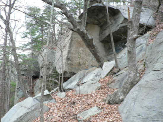 More Currahee Rock Cliffs.