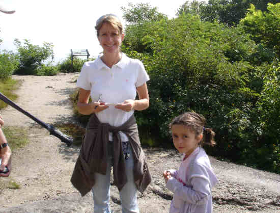 We met Virginia Nelson and her daughter Melita from New Orleans on Whiteside Mountain.