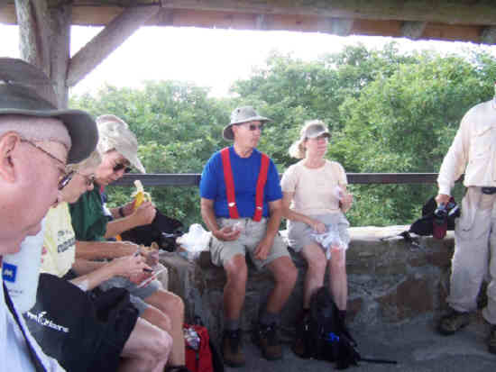 Lunchtime in the tower!