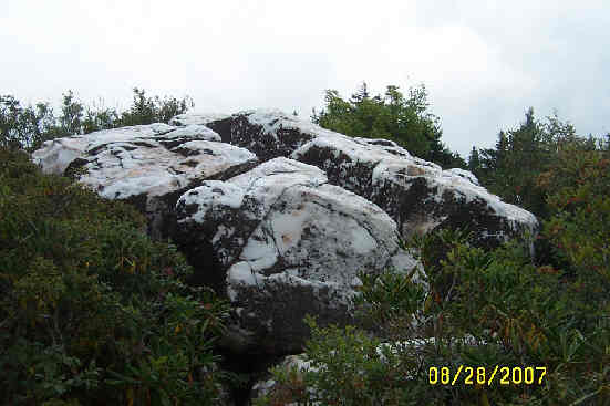 The Summit of Shining Rock Mountain.