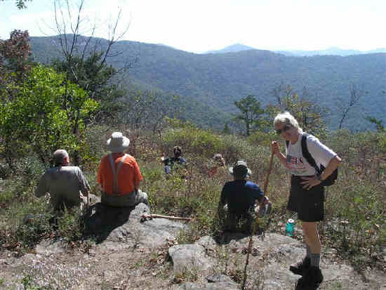 Wolf Laurel Top - A great lunch spot!